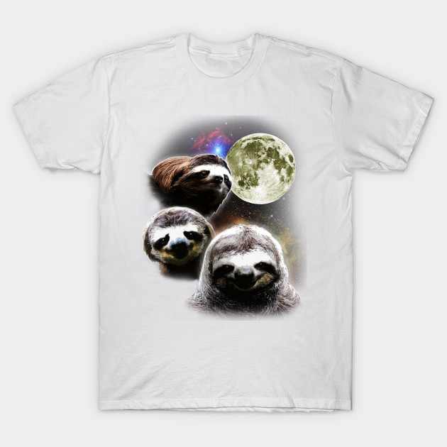 Funny Space Sloths T-Shirt-TOZ